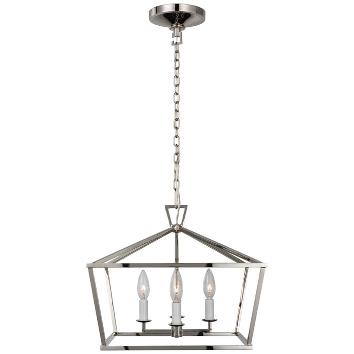Visual Comfort Signature CHC 4190PN Four Light Semi-Flush Mount, Polished Nickel
