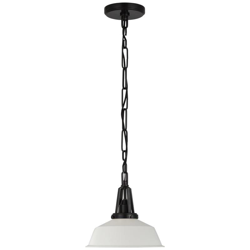 Visual Comfort Signature CHC 5460BZ-WHT LED Pendant, Bronze