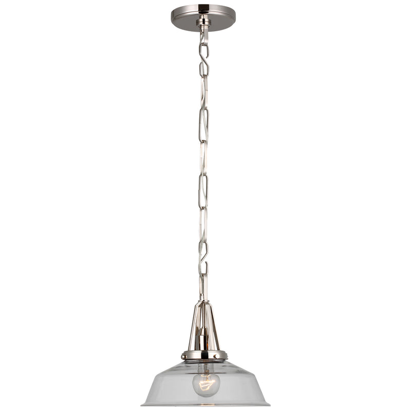 Visual Comfort Signature CHC 5460PN-CG LED Pendant, Polished Nickel