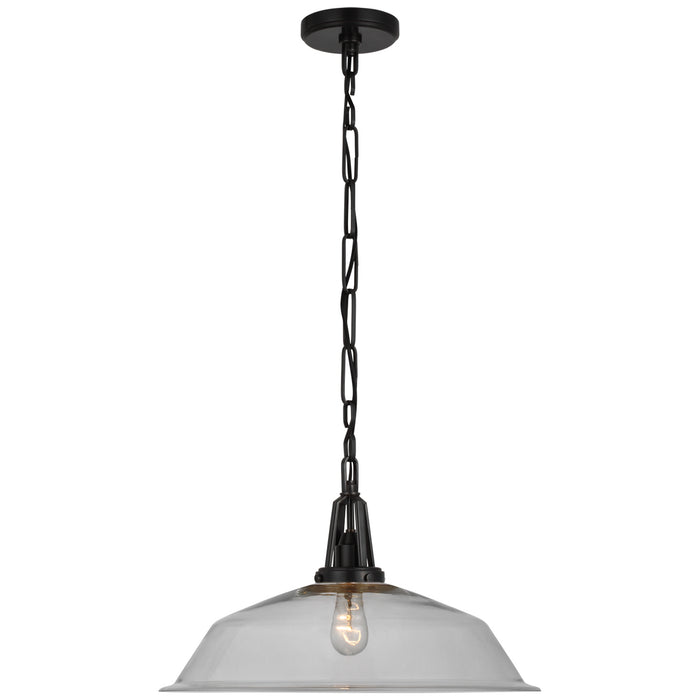 Visual Comfort Signature CHC 5462BZ-CG LED Pendant, Bronze