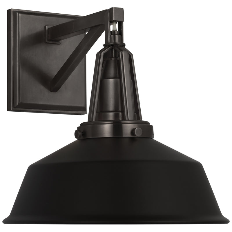 Visual Comfort Signature CHD 2455BZ-BLK LED Wall Sconce, Bronze