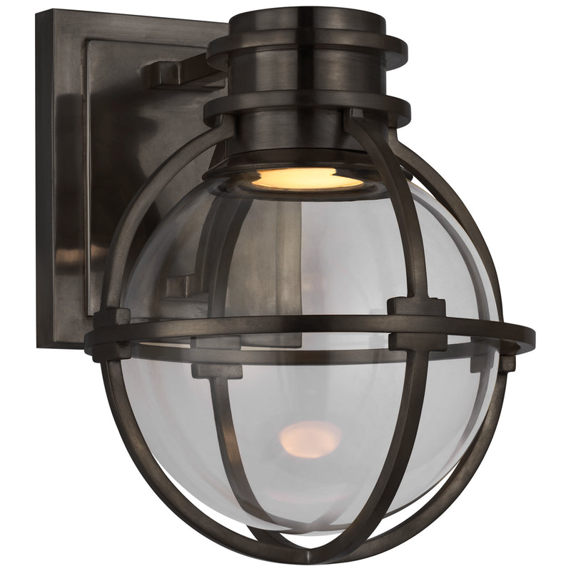 Visual Comfort Signature CHD 2480BZ-CG LED Wall Sconce, Bronze