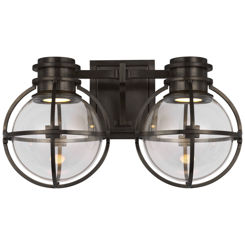 Visual Comfort Signature CHD 2482BZ-CG LED Wall Sconce, Bronze