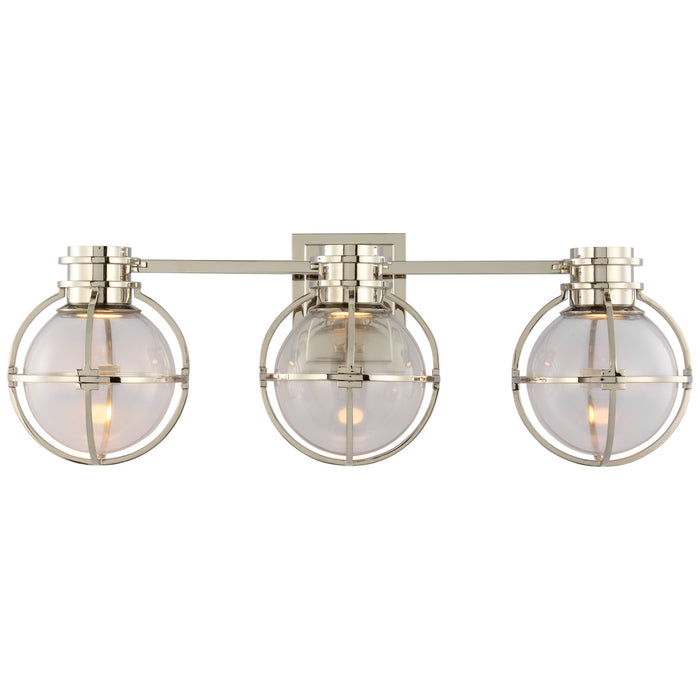 Visual Comfort Signature CHD 2483PN-CG LED Wall Sconce, Polished Nickel