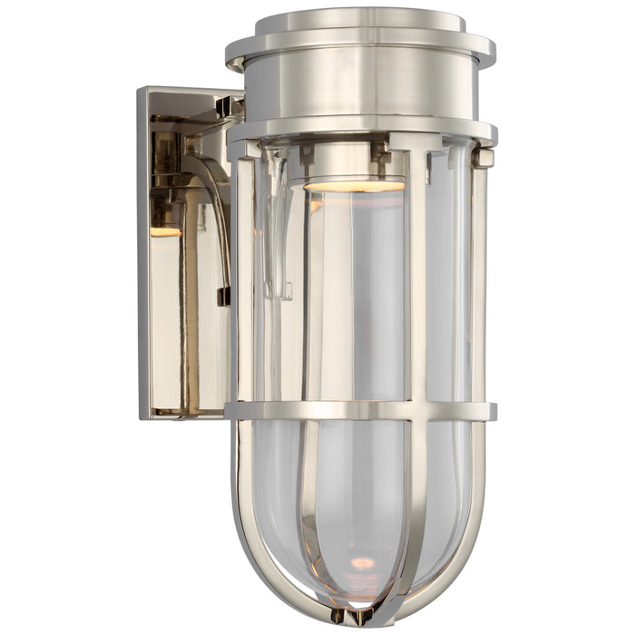 Visual Comfort Signature CHD 2485PN-CG LED Wall Sconce, Polished Nickel