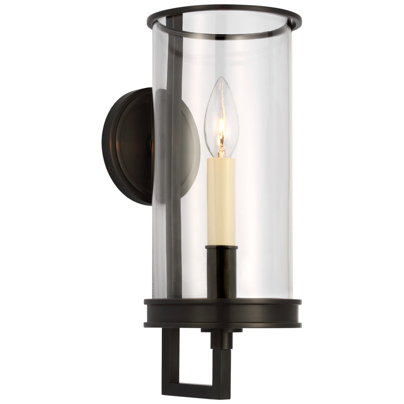 Visual Comfort Signature CHD 2610BZ-CG LED Wall Sconce, Bronze