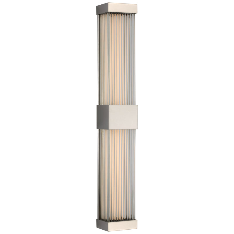 Visual Comfort Signature CHD 2735PN-CG LED Wall Sconce, Polished Nickel
