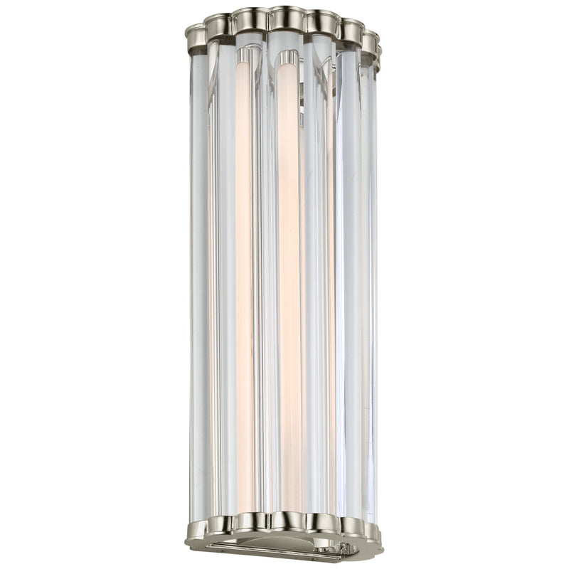 Visual Comfort Signature CHD 2925PN-CG LED Wall Sconce, Polished Nickel