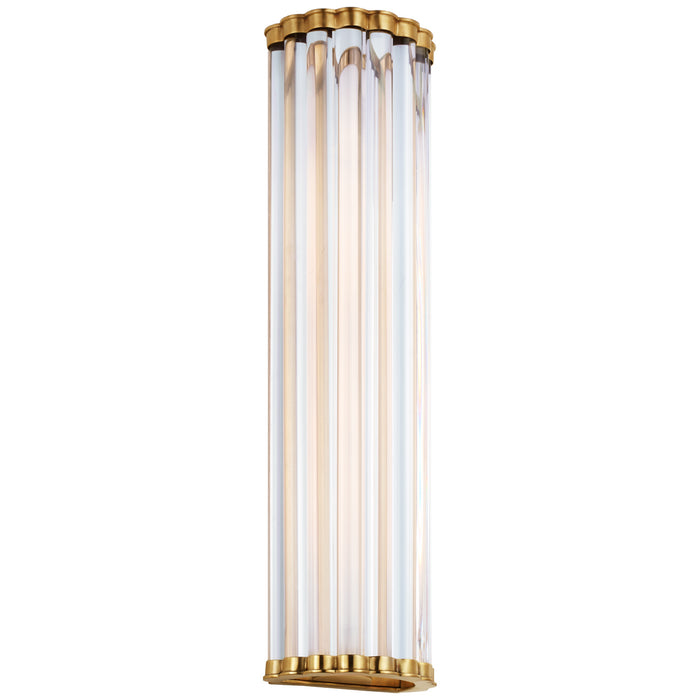 Visual Comfort Signature CHD 2926AB-CG LED Wall Sconce, Antique-Burnished Brass
