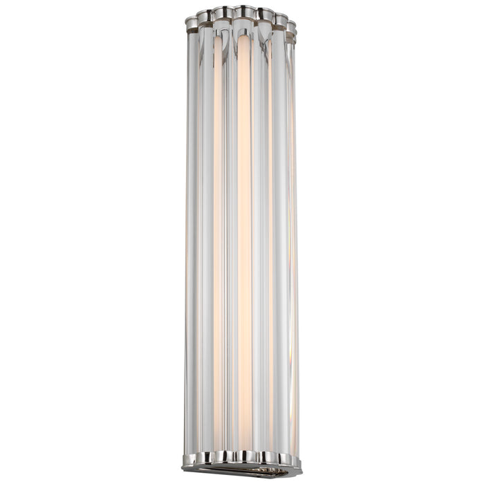 Visual Comfort Signature CHD 2926PN-CG LED Wall Sconce, Polished Nickel