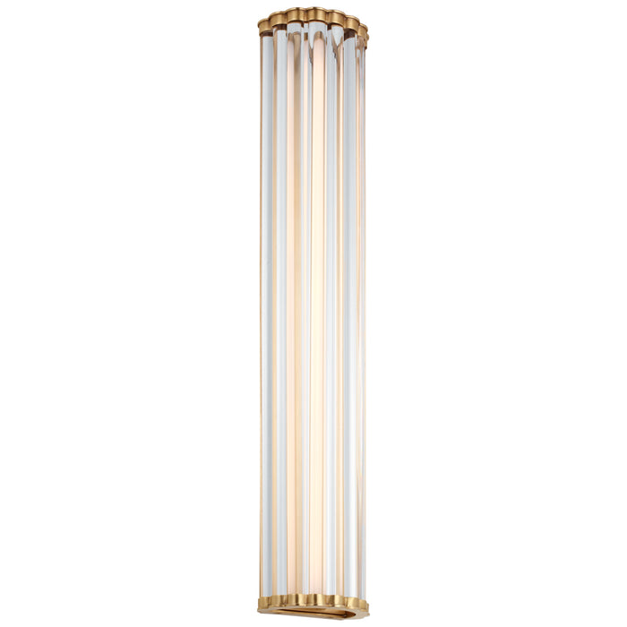 Visual Comfort Signature CHD 2927AB-CG LED Wall Sconce, Antique-Burnished Brass