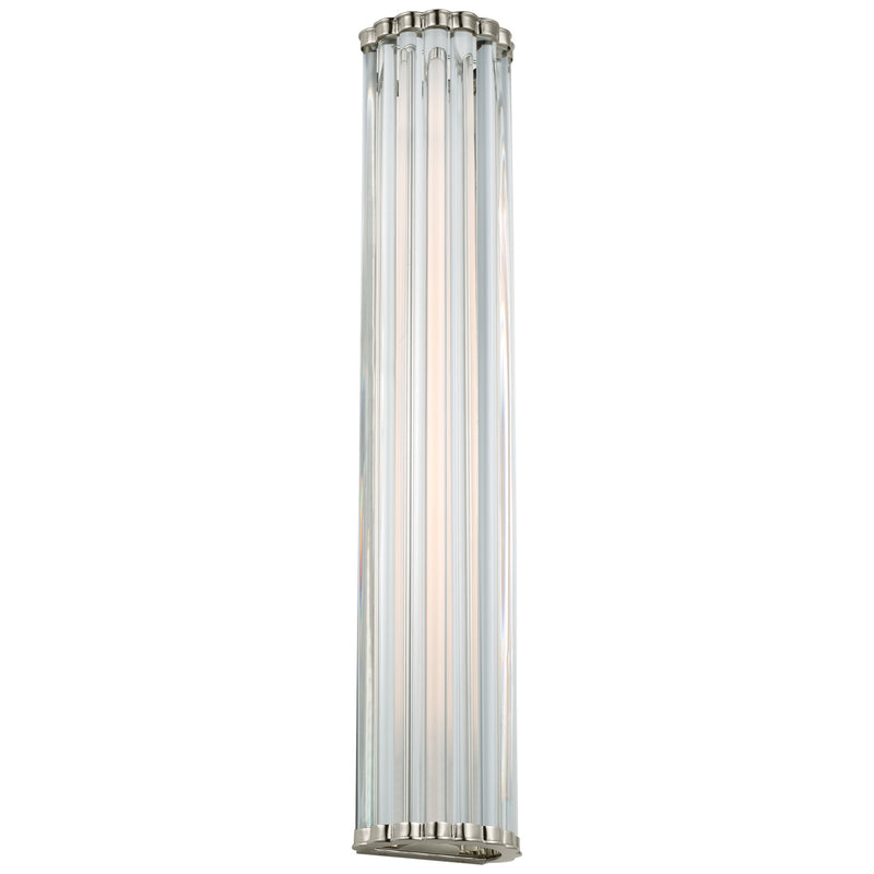 Visual Comfort Signature CHD 2927PN-CG LED Wall Sconce, Polished Nickel