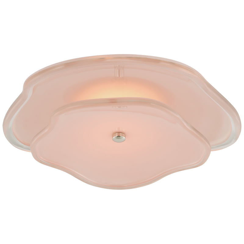 Visual Comfort Signature KS 2064PN-BLS LED Flush Mount, Polished Nickel