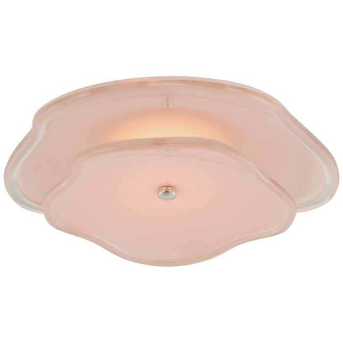 Visual Comfort Signature KS 2064PN-BLS LED Flush Mount, Polished Nickel