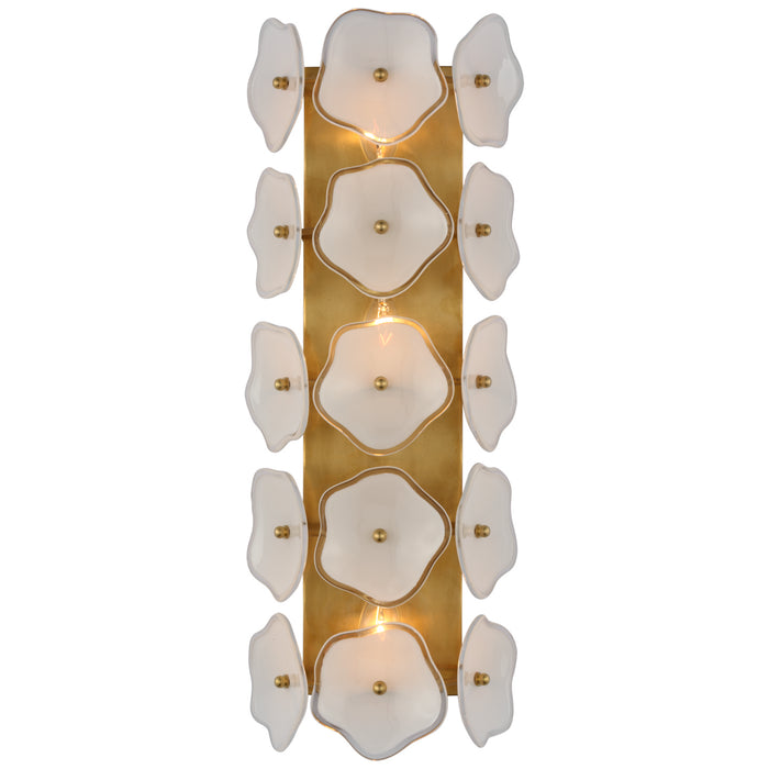 Visual Comfort Signature KS 2066SB-CRE LED Wall Sconce, Soft Brass