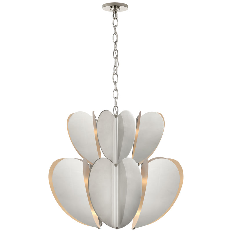 Visual Comfort Signature KS 5132PN LED Chandelier, Polished Nickel