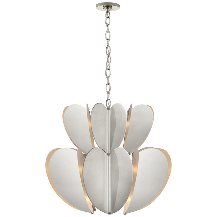 Visual Comfort Signature KS 5132PN LED Chandelier, Polished Nickel