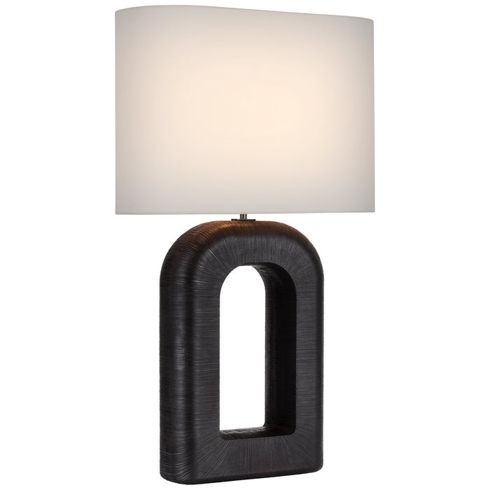 Visual Comfort Signature KW 3072AI-L LED Table Lamp, Aged Iron