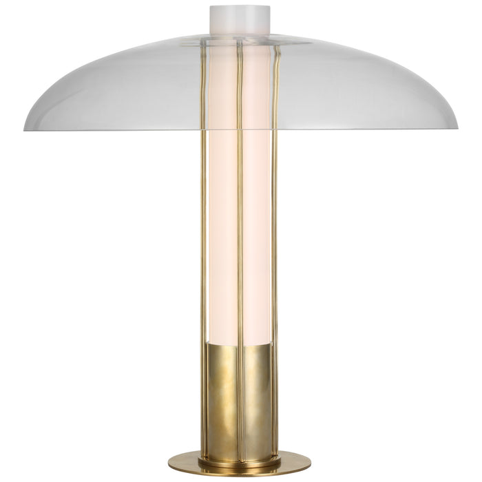 Visual Comfort Signature KW 3420AB-CG LED Table Lamp, Antique-Burnished Brass