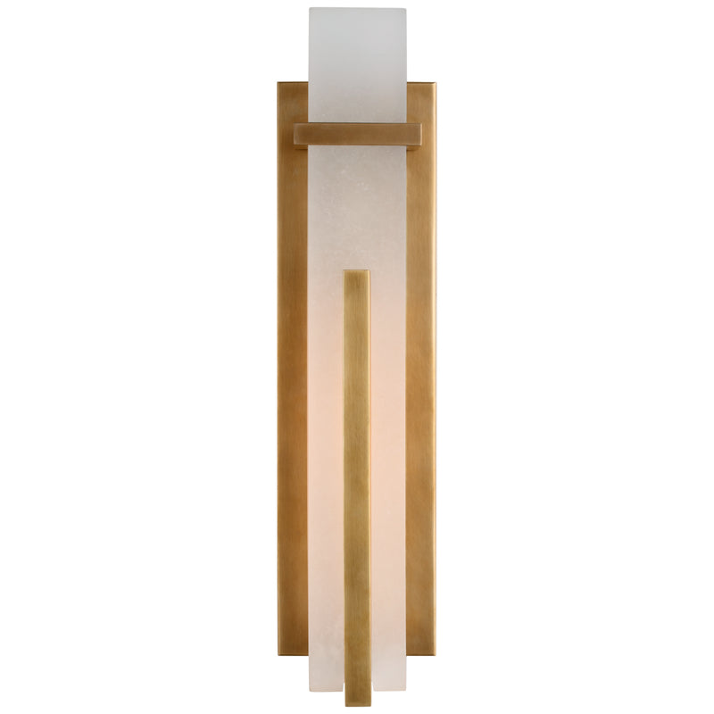 Visual Comfort Signature S 2910HAB-ALB LED Wall Sconce, Hand-Rubbed Antique Brass