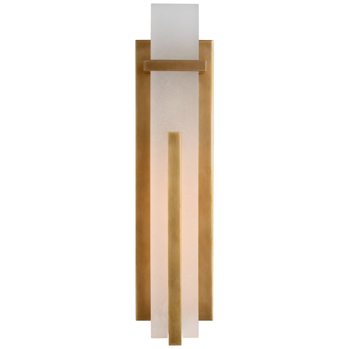 Visual Comfort Signature S 2910HAB-ALB LED Wall Sconce, Hand-Rubbed Antique Brass