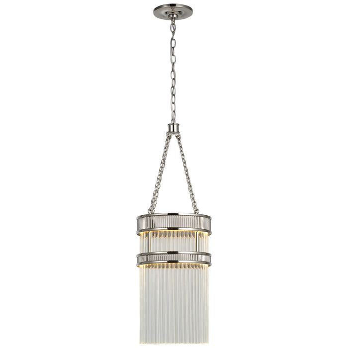 Visual Comfort Signature S 5170PN-CG LED Chandelier, Polished Nickel