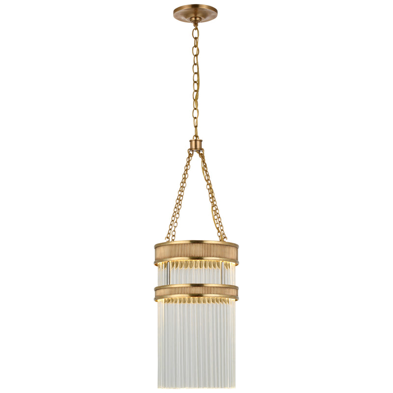 Visual Comfort Signature S 5170SB-CG LED Chandelier, Soft Brass