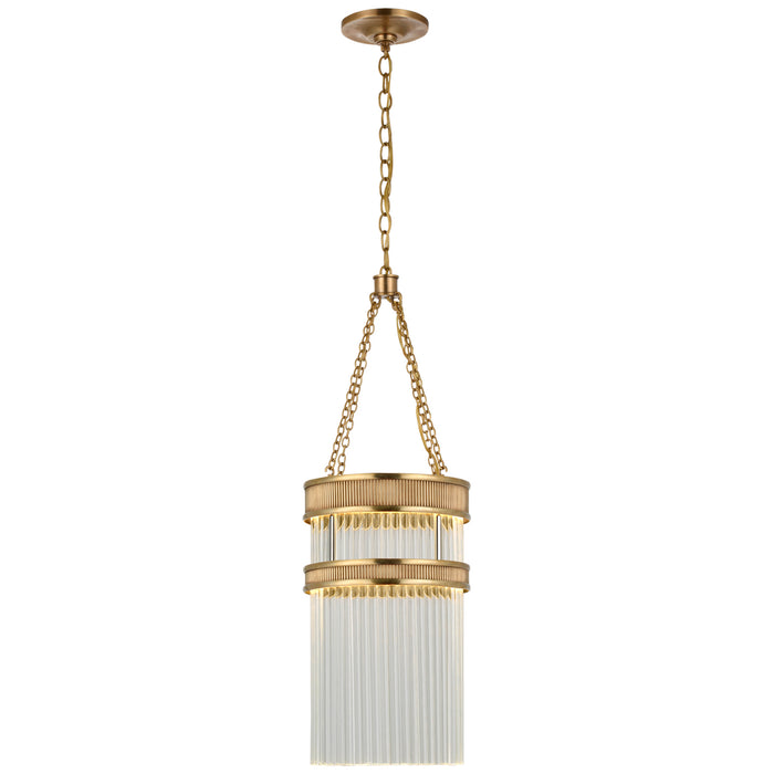 Visual Comfort Signature S 5170SB-CG LED Chandelier, Soft Brass