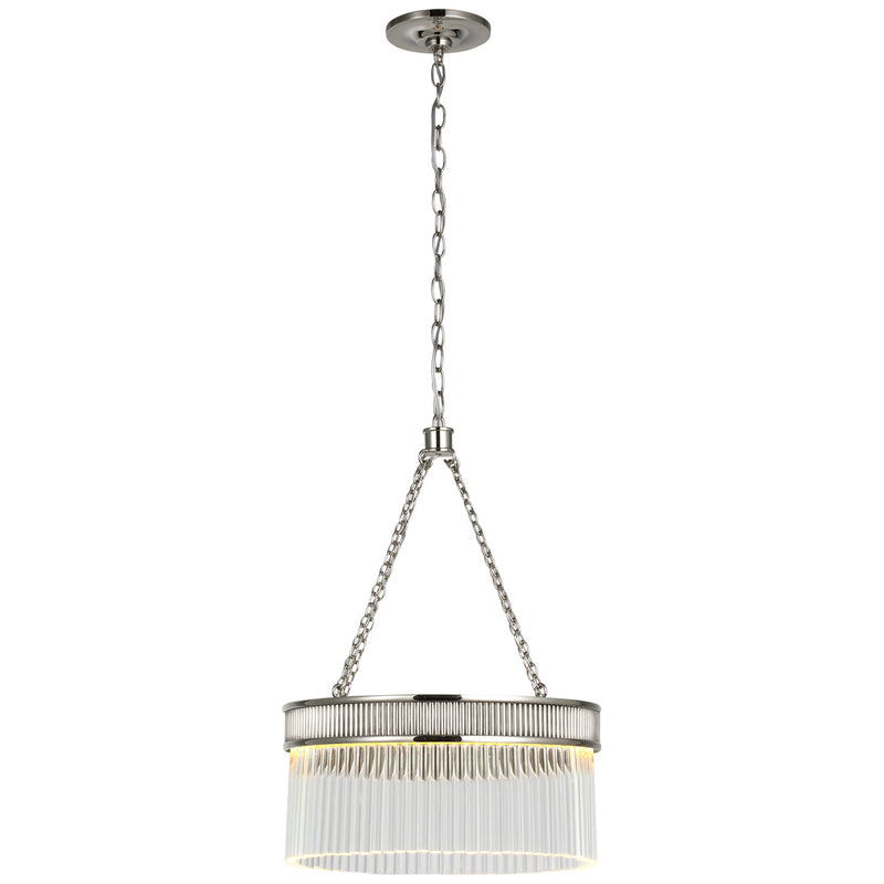 Visual Comfort Signature S 5171PN-CG LED Chandelier, Polished Nickel