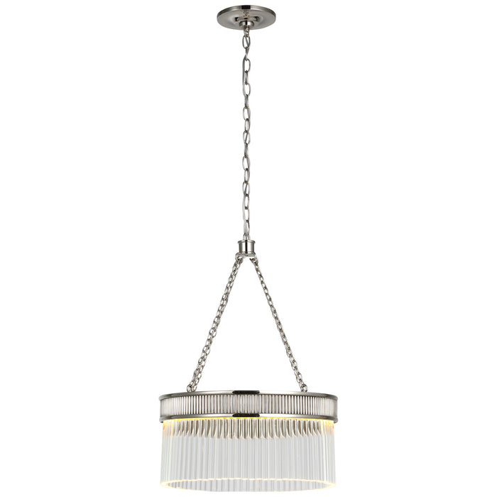 Visual Comfort Signature S 5171PN-CG LED Chandelier, Polished Nickel