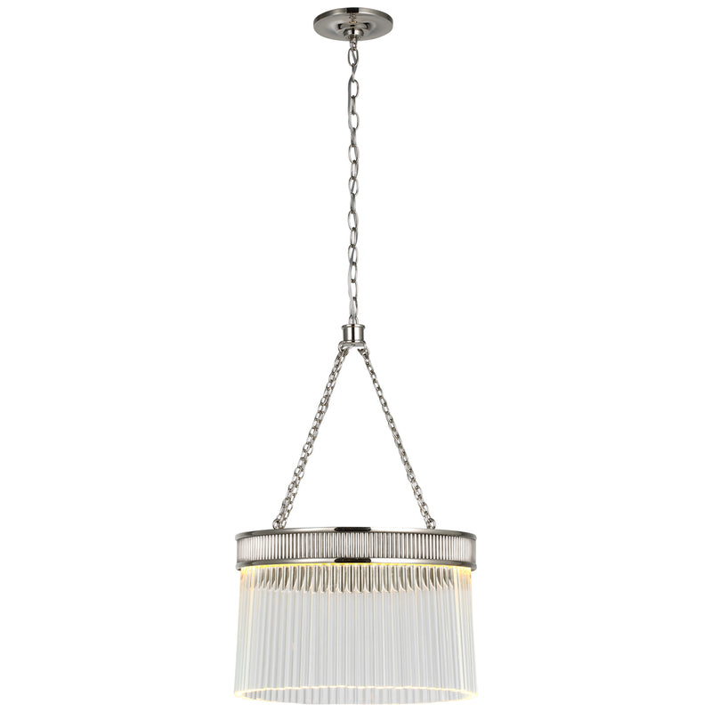 Visual Comfort Signature S 5171PN-CG LED Chandelier, Polished Nickel