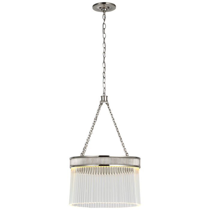 Visual Comfort Signature S 5171PN-CG LED Chandelier, Polished Nickel