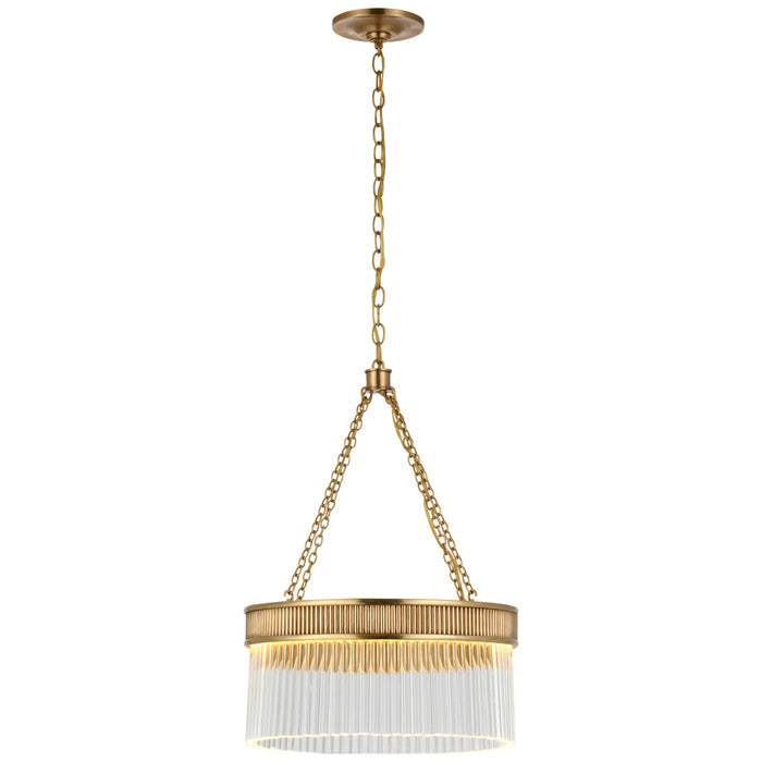 Visual Comfort Signature S 5171SB-CG LED Chandelier, Soft Brass