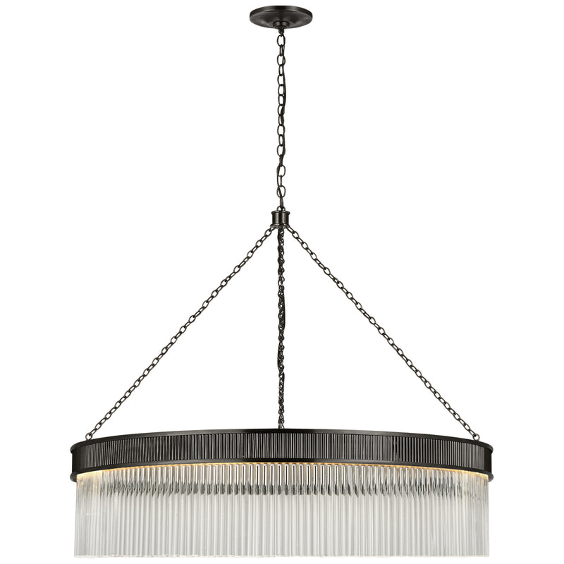 Visual Comfort Signature S 5172BZ-CG LED Chandelier, Bronze