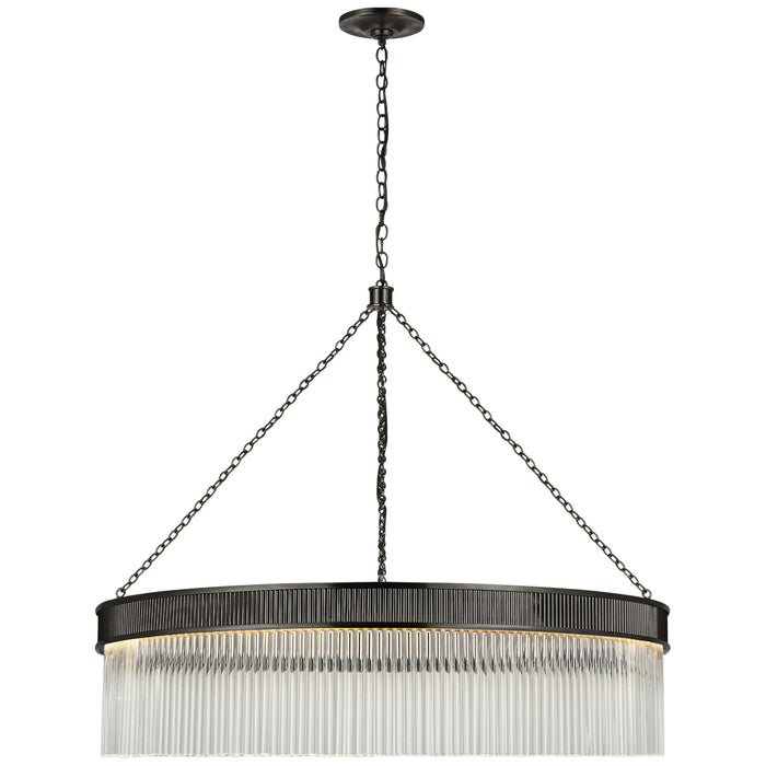 Visual Comfort Signature S 5172BZ-CG LED Chandelier, Bronze