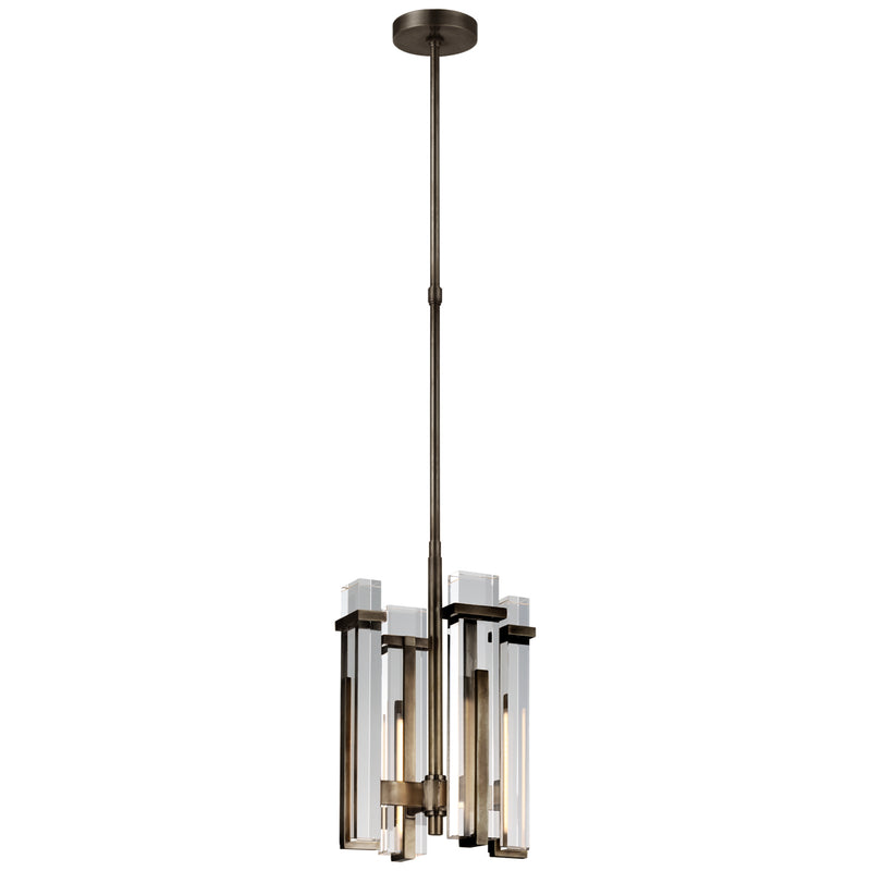 Visual Comfort Signature S 5910BZ-CG LED Chandelier, Bronze