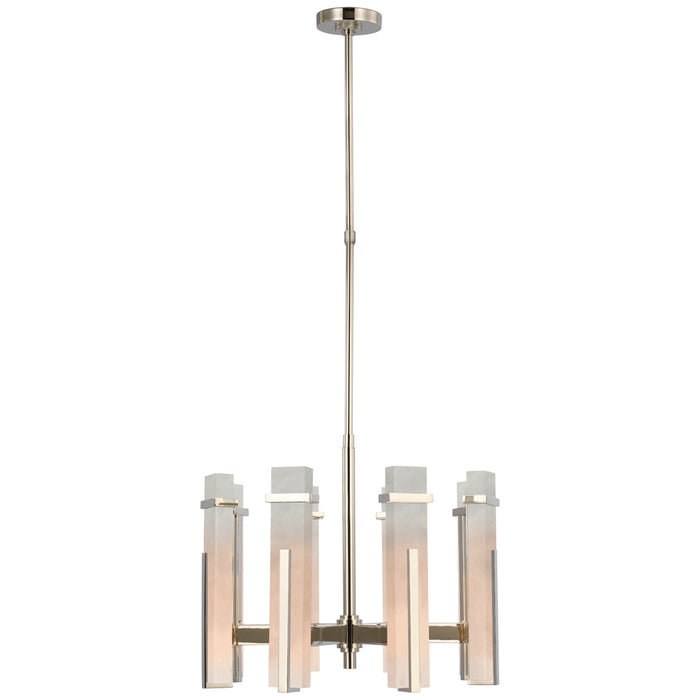 Visual Comfort Signature S 5911PN-ALB LED Chandelier, Polished Nickel