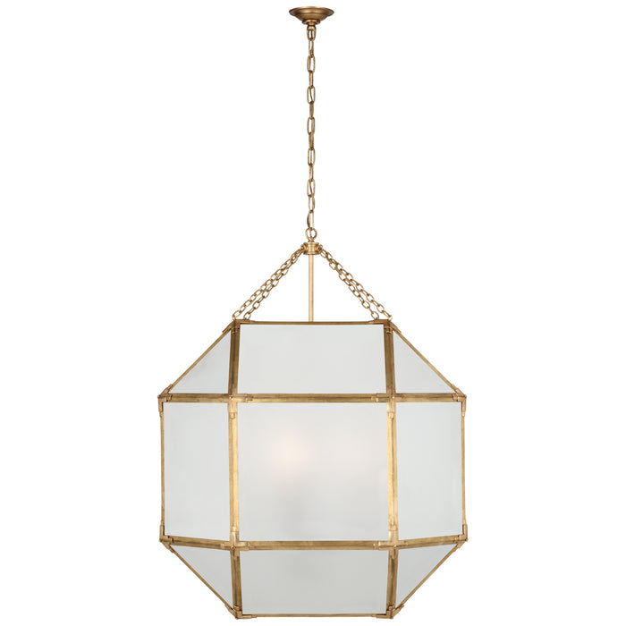 Visual Comfort Signature SK 5034GI-FG LED Lantern, Gilded Iron