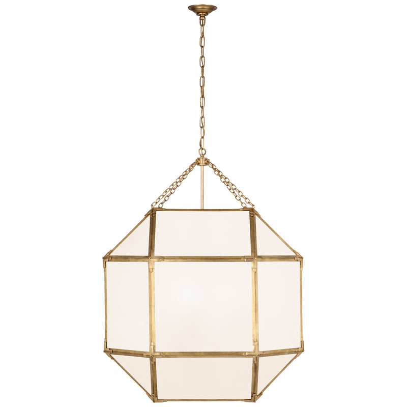 Visual Comfort Signature SK 5034GI-WG LED Lantern, Gilded Iron