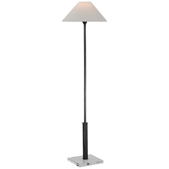 Visual Comfort Signature SP 1510BZ/CG-L LED Floor Lamp, Bronze and Crystal