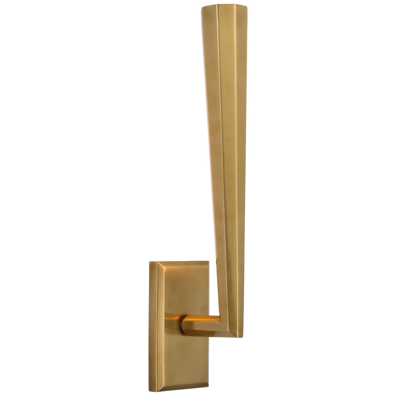 Visual Comfort Signature TOB 2712HAB LED Wall Sconce, Hand-Rubbed Antique Brass