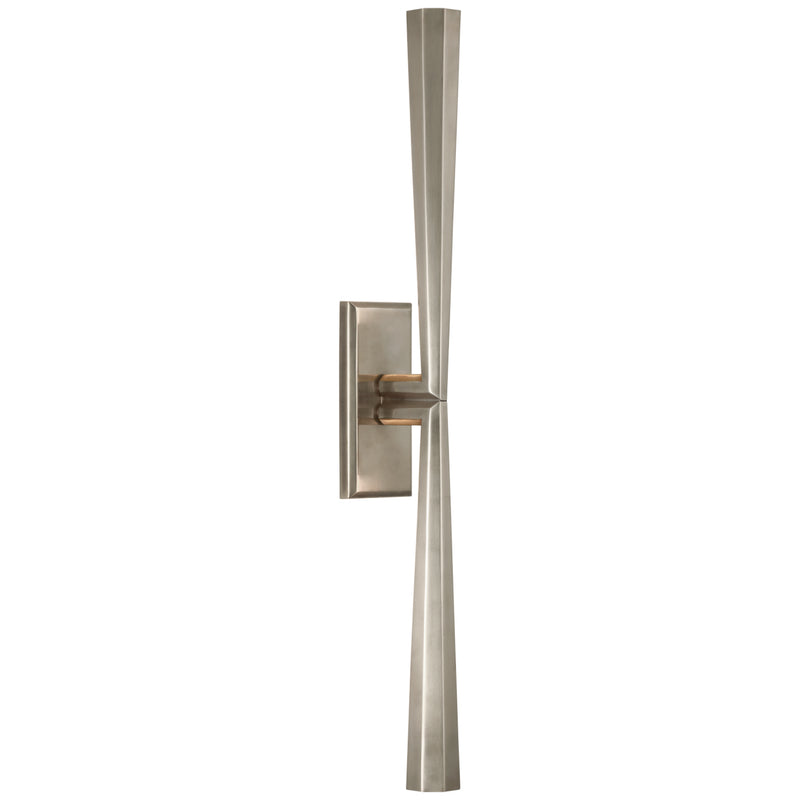 Visual Comfort Signature TOB 2716AN LED Wall Sconce, Antique Nickel