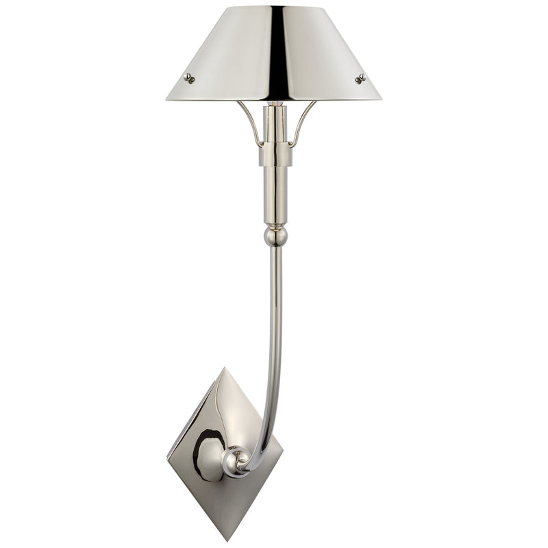 Visual Comfort Signature TOB 2722PN-PN LED Wall Sconce, Polished Nickel