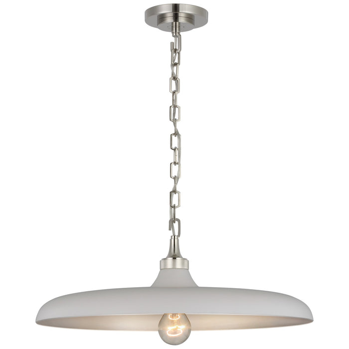 Visual Comfort Signature TOB 5115PN-PW LED Pendant, Polished Nickel
