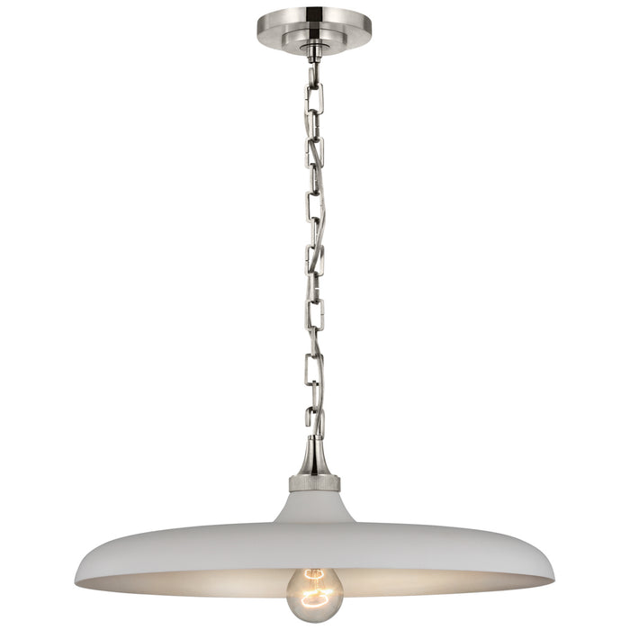 Visual Comfort Signature TOB 5115PN-PW LED Pendant, Polished Nickel