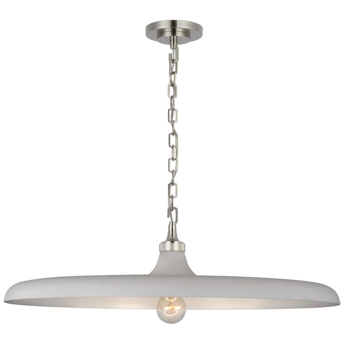 Visual Comfort Signature TOB 5116PN-PW LED Pendant, Polished Nickel
