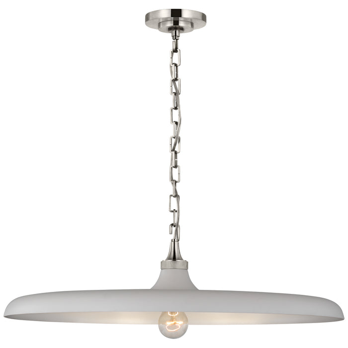 Visual Comfort Signature TOB 5116PN-PW LED Pendant, Polished Nickel