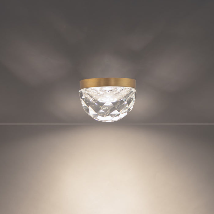 Modern Forms FM-41706-AB LED Flush Mount, Aged Brass