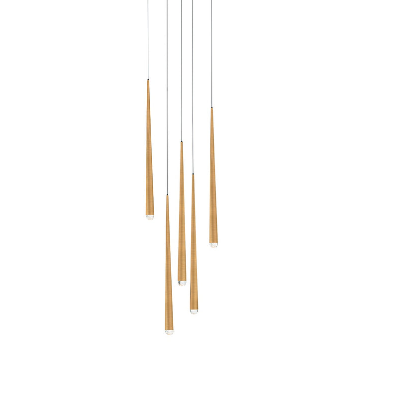 Modern Forms PD-41705R-AB LED Pendant, Aged Brass