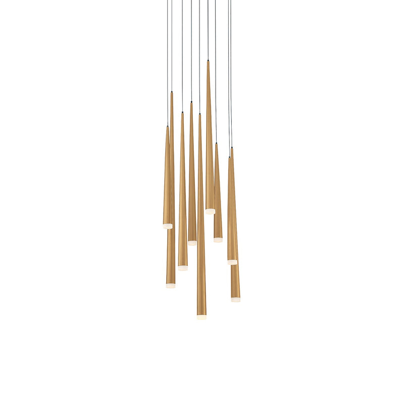 Modern Forms PD-41809R-AB LED Pendant, Aged Brass